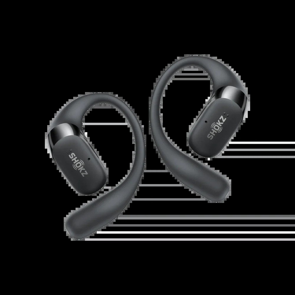 Shokz OpenFit 2+ Black Open-Ear Wireless Earbuds Dolby Audio T921-ST-BK IP55