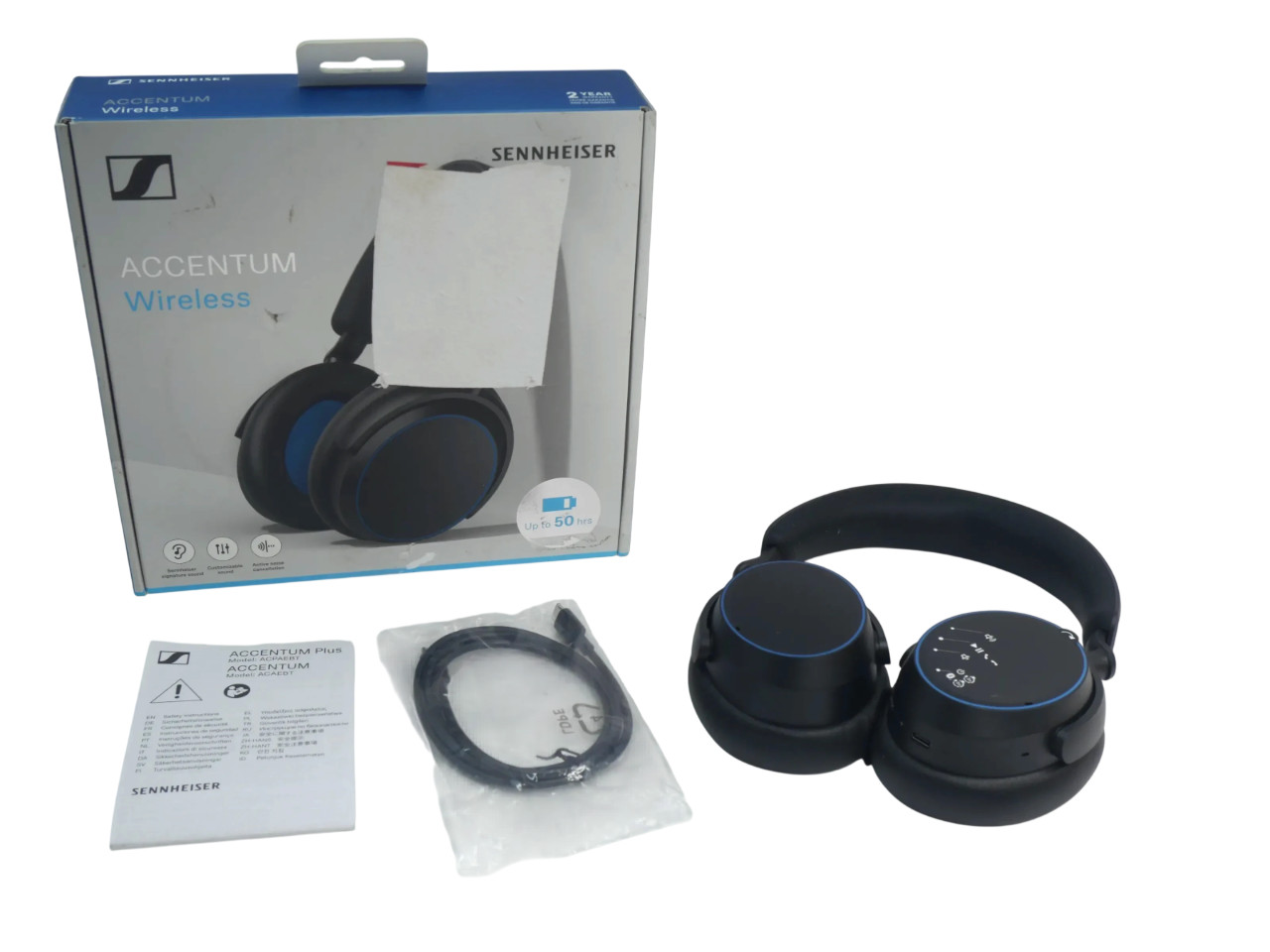 Sennheiser ACCENTUM Wireless Around the ear Headphones ANC Blue