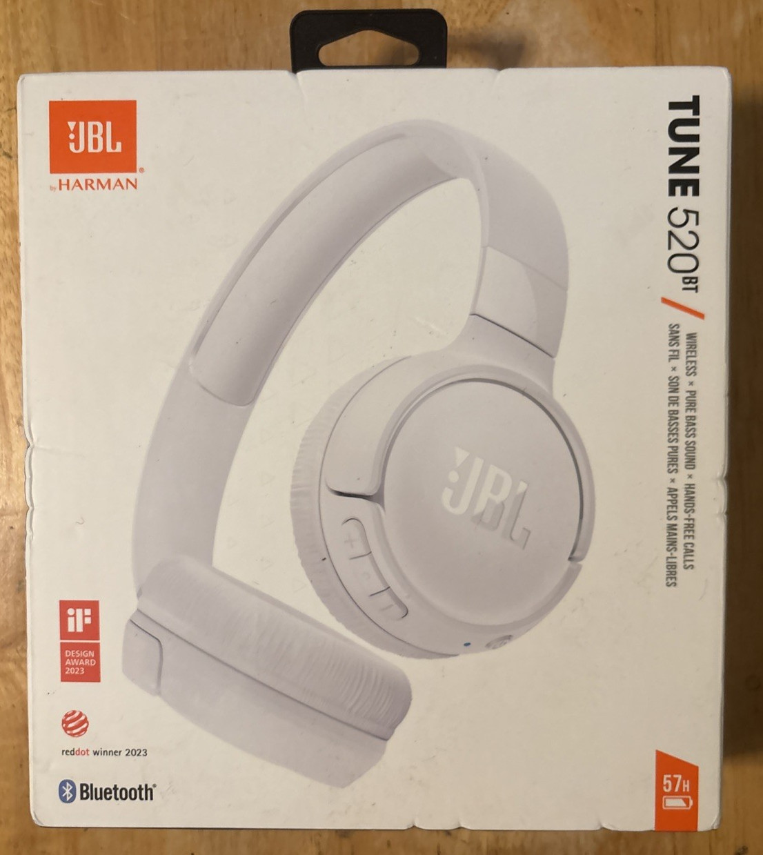 JBL Tune 520BT Wireless Headphones (JBLT520BTWHTAM) – White… FREE S&H!