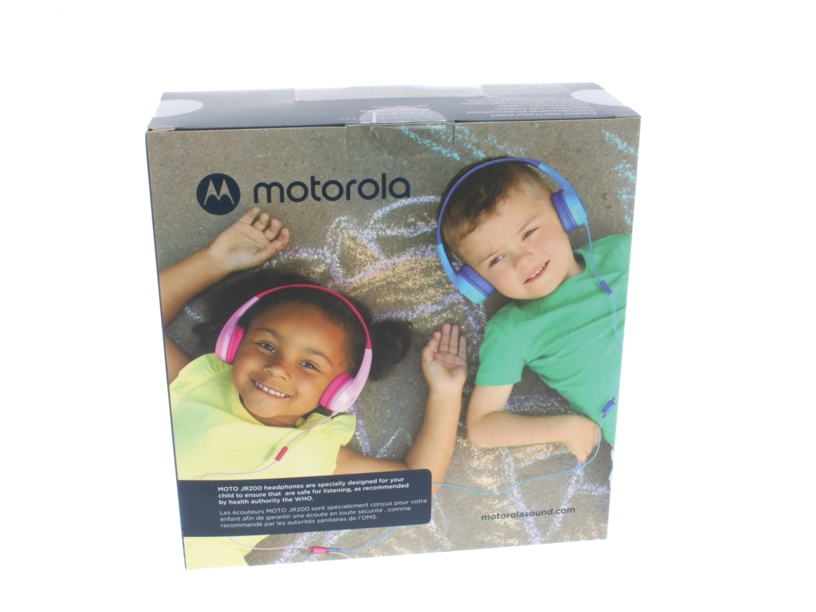 Motorola Sound Moto JR200 Wired Headphones for Kids with Microphone Over Ear Kid