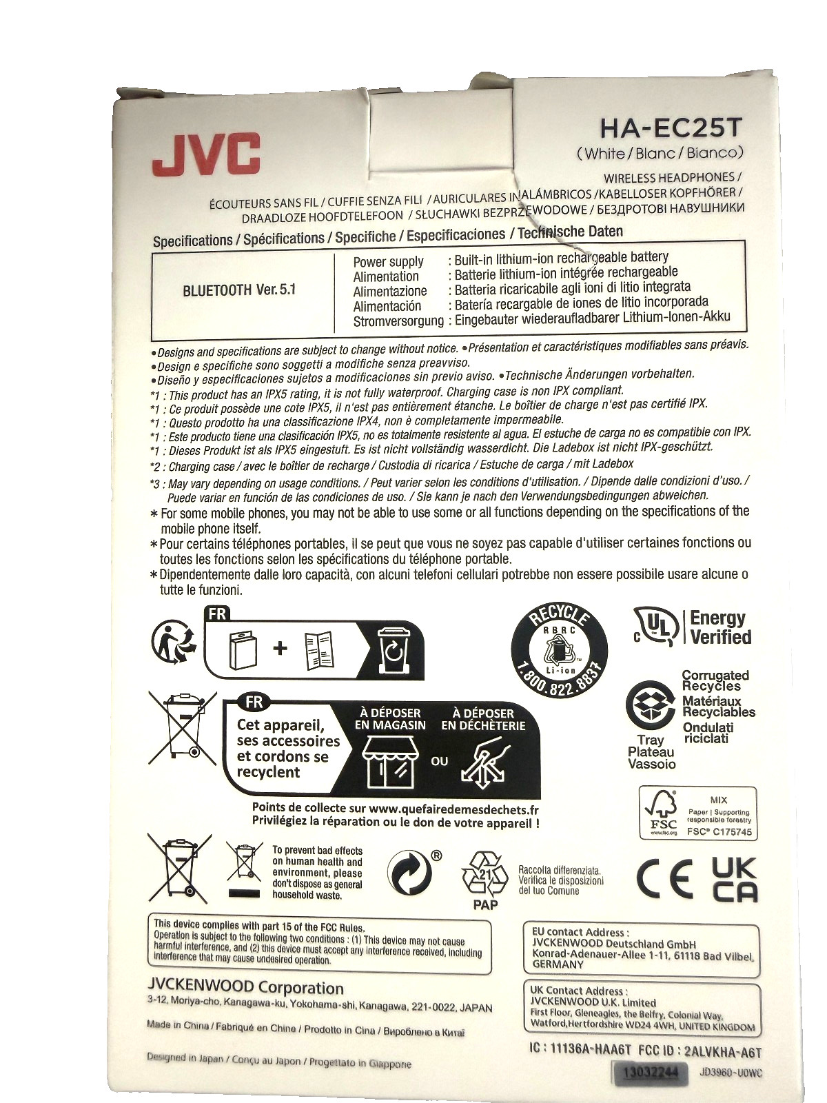 ? JVC True Wireless Earbuds, Fitness Series Bluetooth Charging Case LOW PRICE