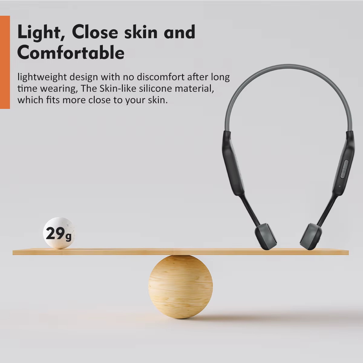 DG08 Bone Conduction Headphone Wireless Bluetooth Waterproof Sport Running