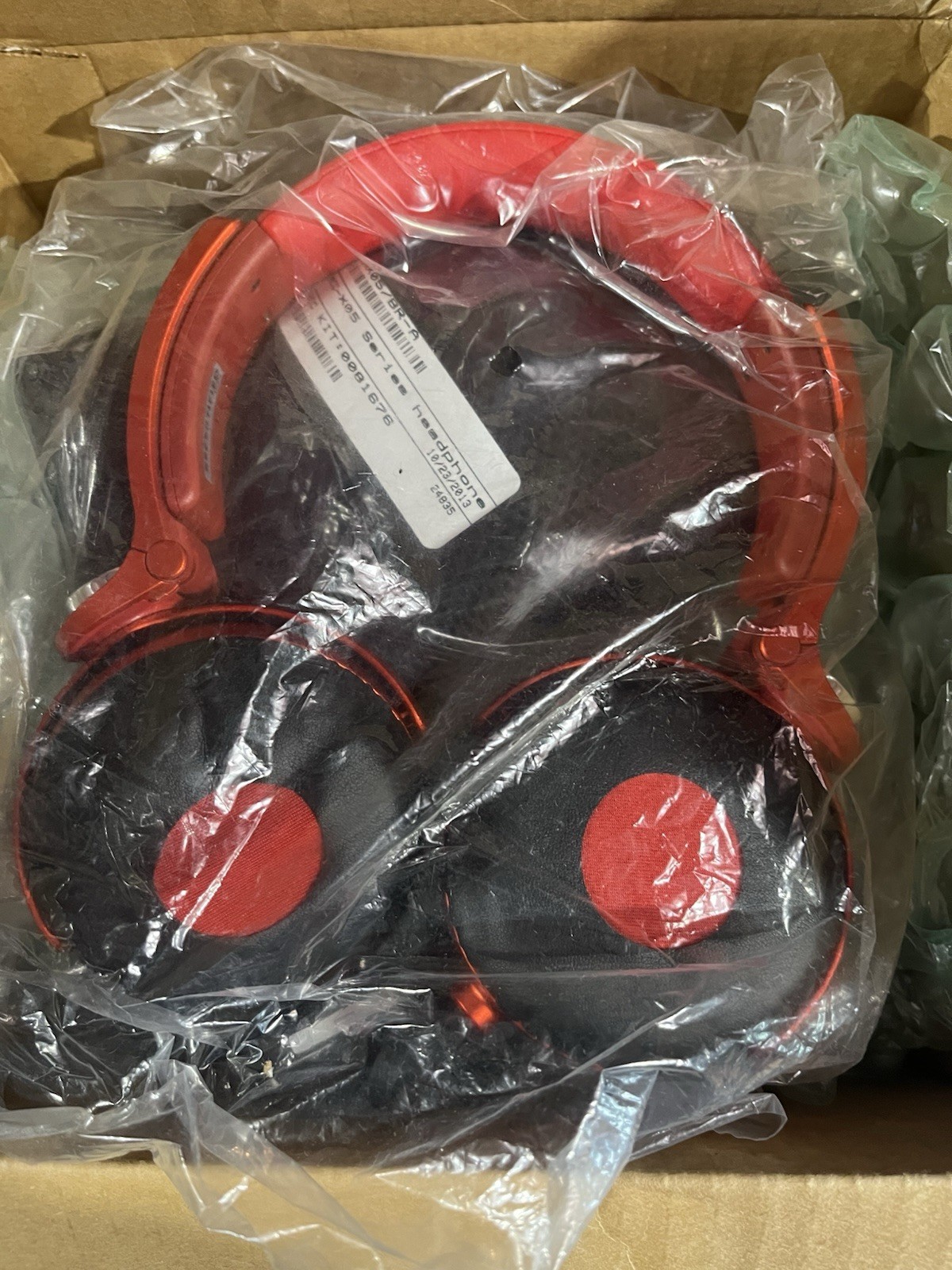 Sony MDRX05/BR Headphones – Black/Red