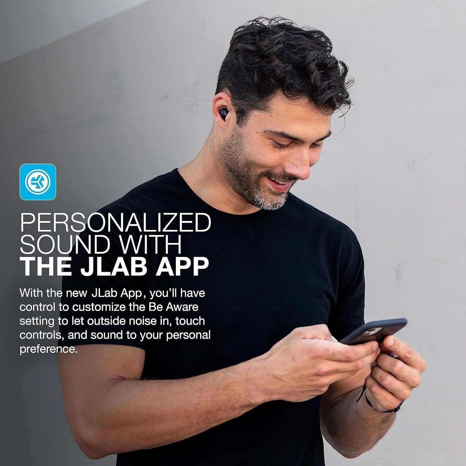 JLab JBuds Mini True Wireless Bluetooth Earbuds + Charging Case, Black IP55 NIB