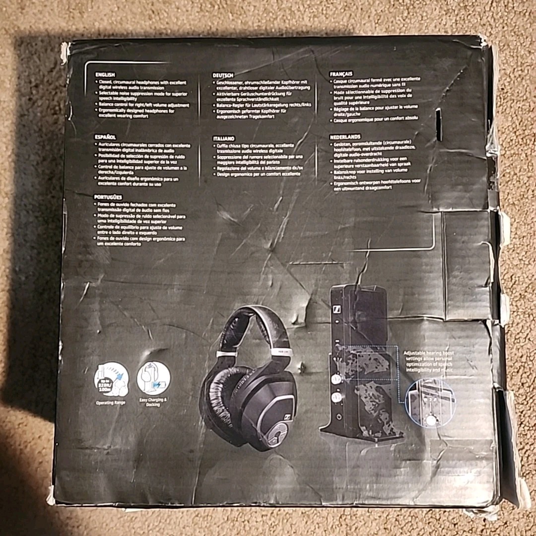 Sennheiser Consumer Audio RS 195 Wireless Headphone Systems See Description