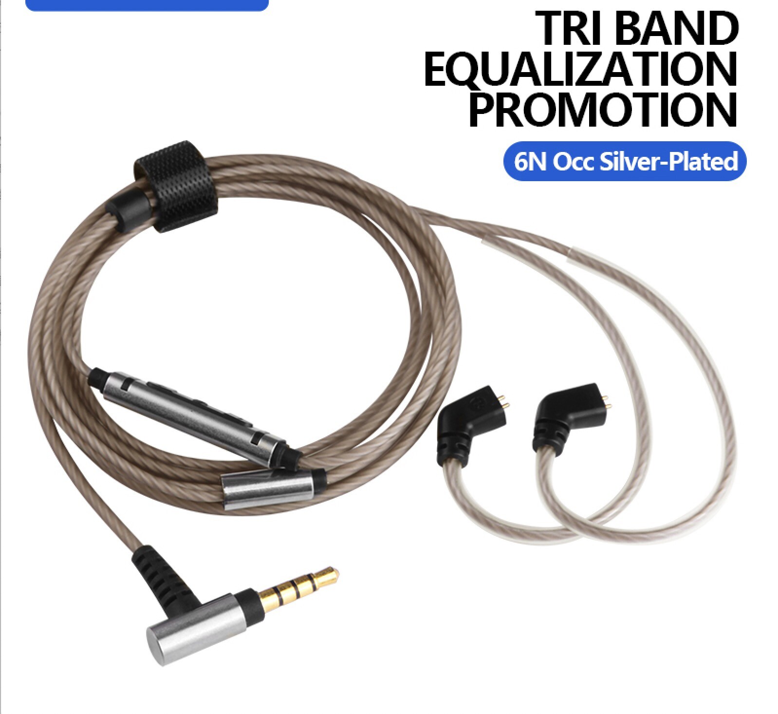 6N Occ Cable For QDC SIMGOT Weston TINHIFI AK TRN CCA KBEAR KZ In Ear Earphones