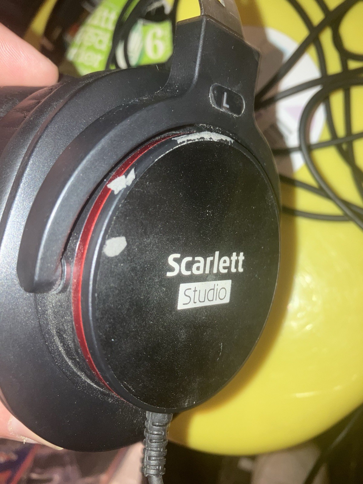 Scarlett Brand HP60 MkIII Studio Edition Headphones Dual Plug Head Option Set