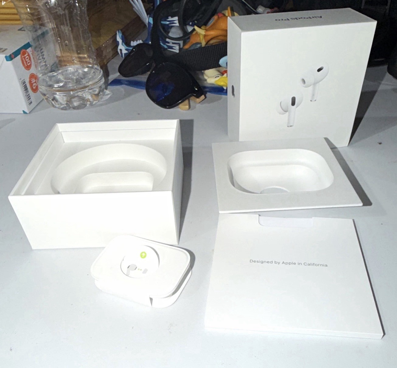 Apple AirPods Pro 2nd Gen MagSafe Charging Case White (Box & Inserts Only)
