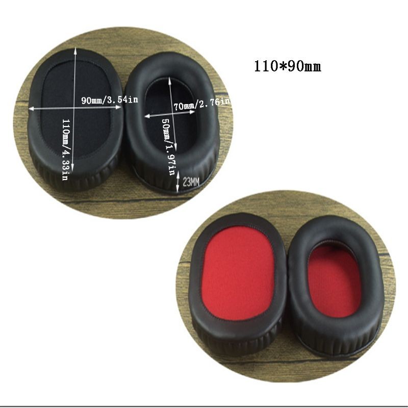 Breathable Replacement Earpads Cushion Round Oval Cover 1 Pair for ATH / for