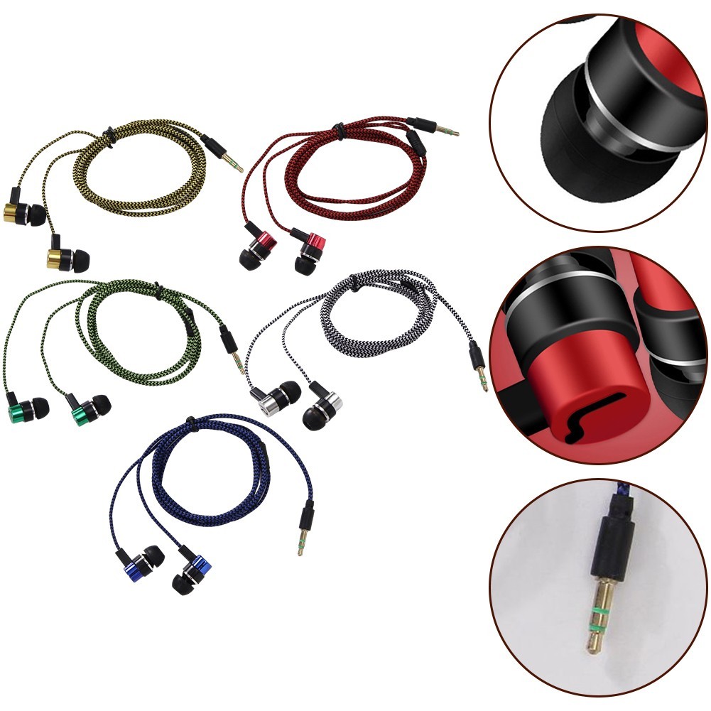 For Mobile Devices Earphone 20Hz-20kHz Response Noise Isolation Design