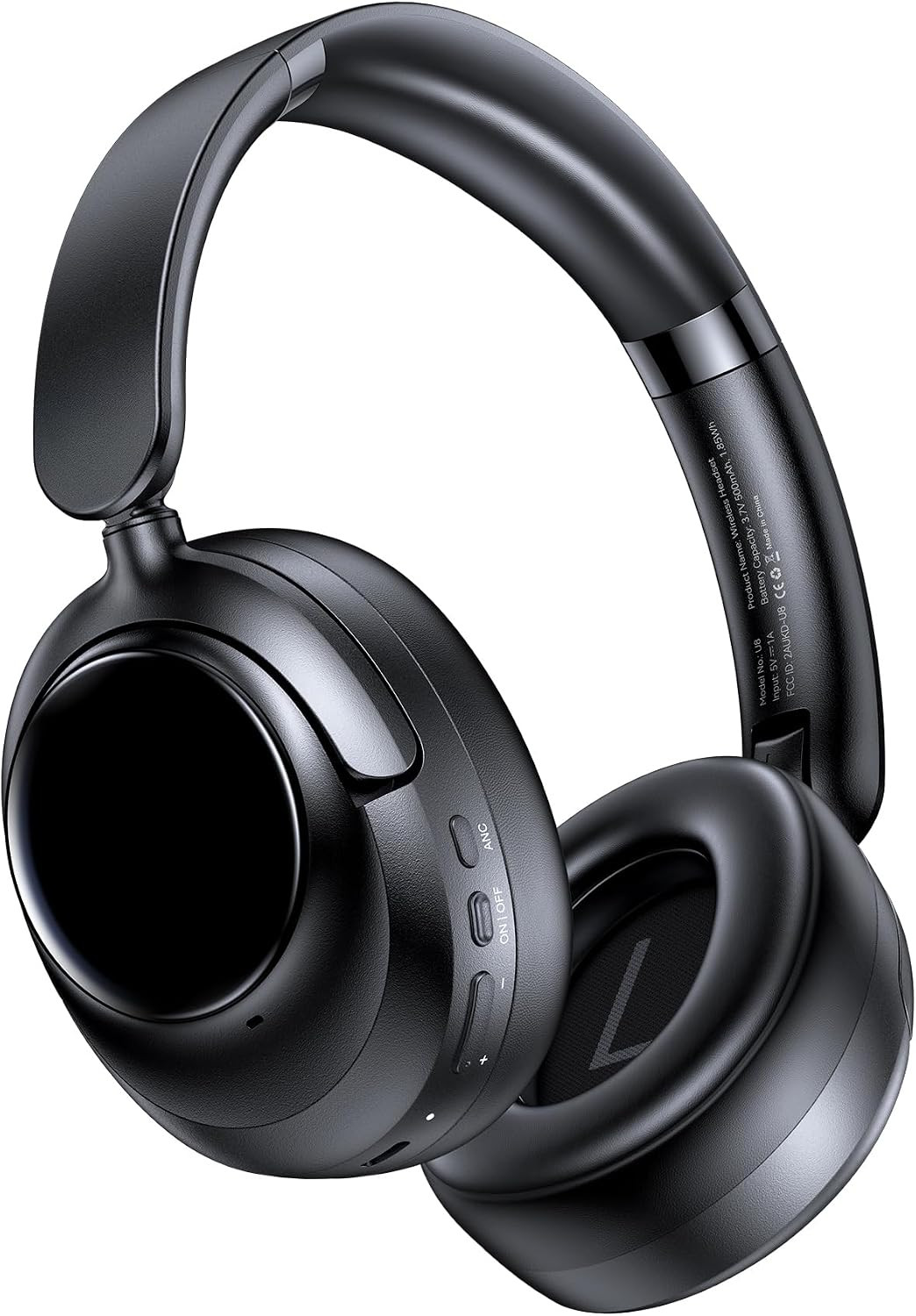Hybrid Active Noise Cancelling Headphones, Bluetooth 6.0 Wireless Headphones ove