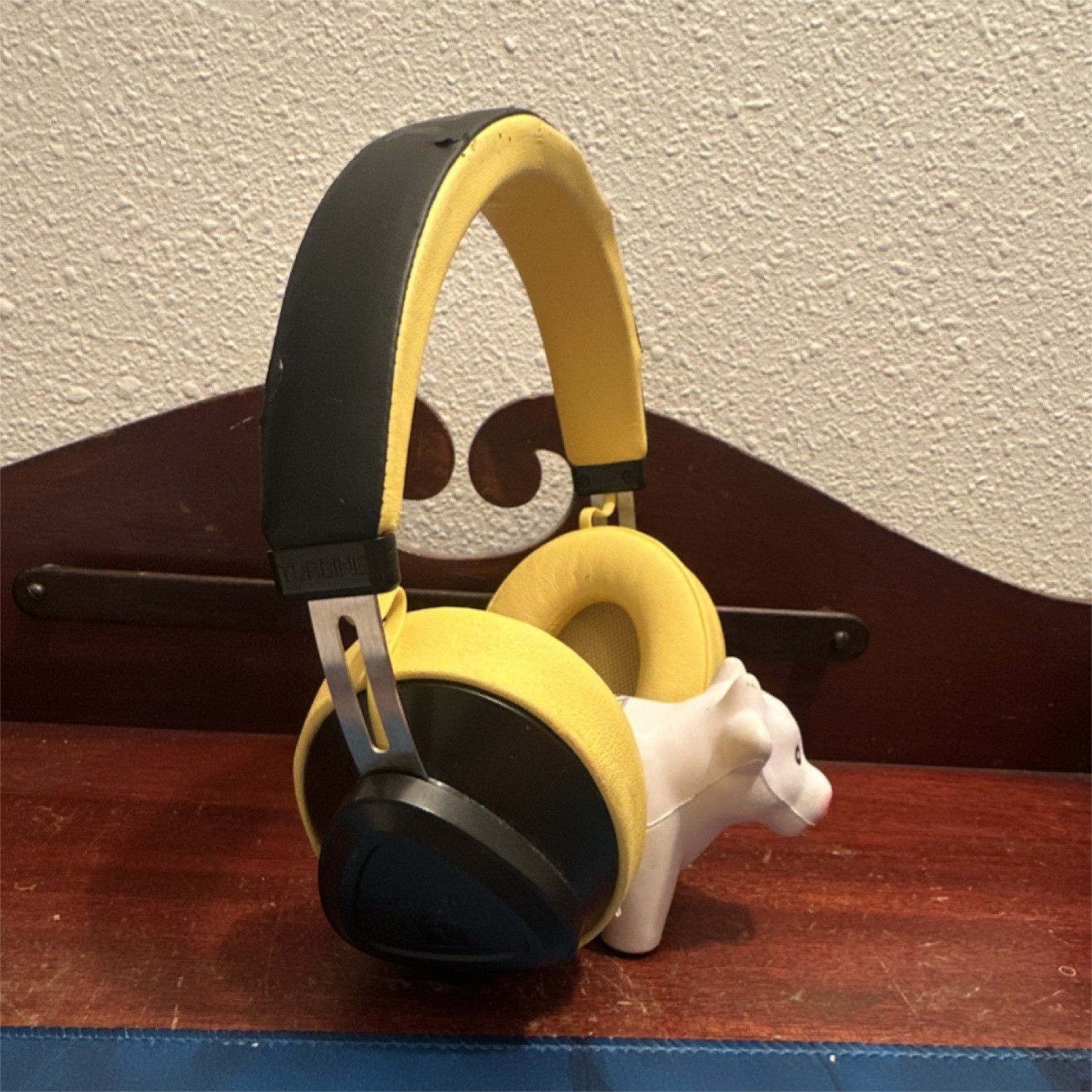 Bluedio Turbine Yellow/Black Headband Double Ear-Cup Over-Ear Headphones