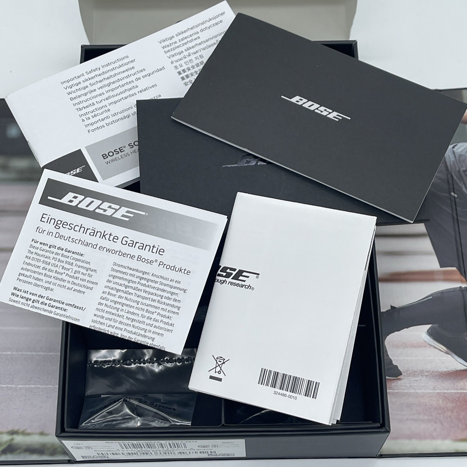 Bose SoundSport Free Wireless Earbuds Sweatproof Bluetooth Headphones- For Parts