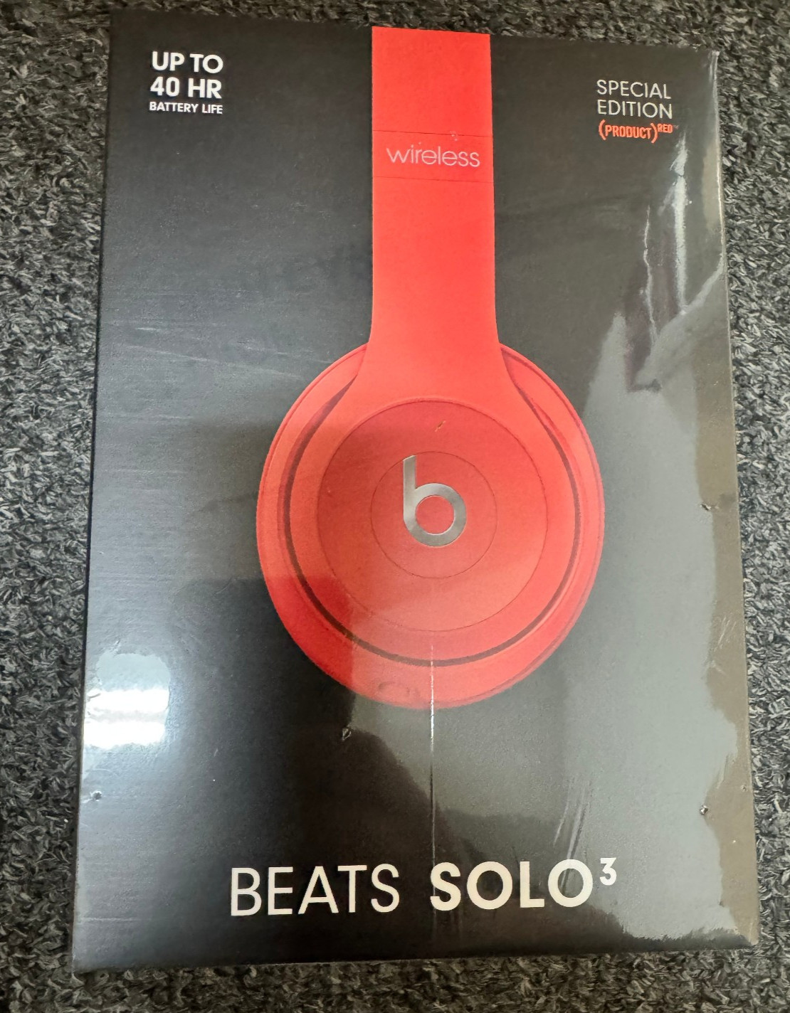 Beats Solo 3 MX472LLA Solo3 Wireless On-Ear Apple Headphones Special Edition Red
