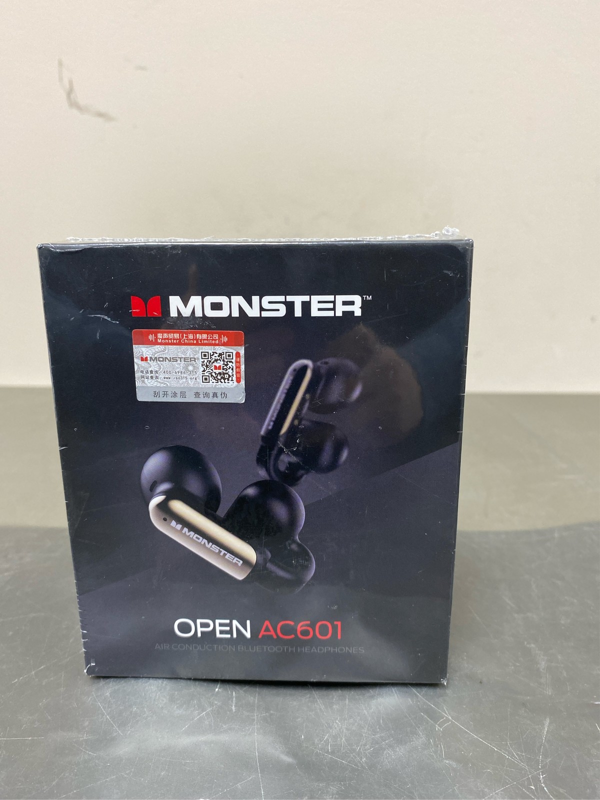 Monster Open AC601 Bluetooth Earbuds, Crystal Clear Call, USB-C Charging, Blueto