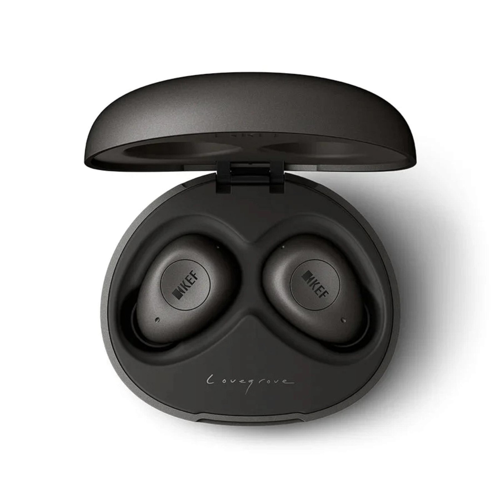 KEF Mu3 Noise Cancelling True Wireless Earphones (Splash-Proof) – Charcoal Grey