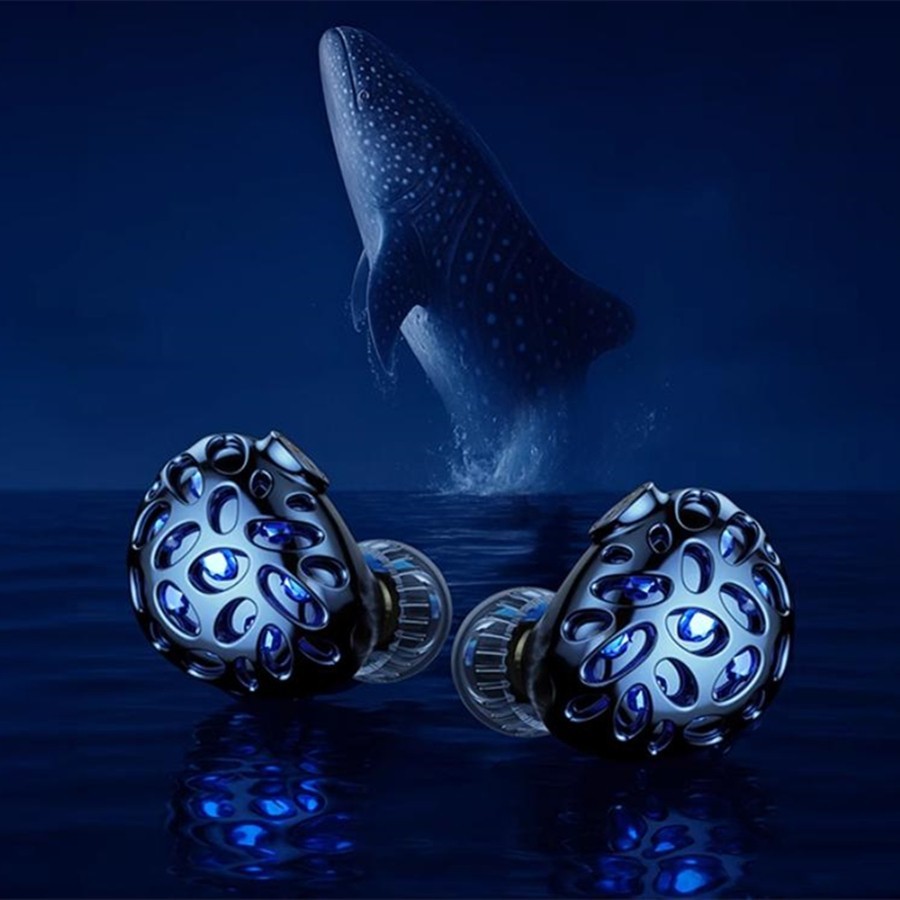 TRN Whale Shark 3DD+1 Planar Driver lEM Earphones