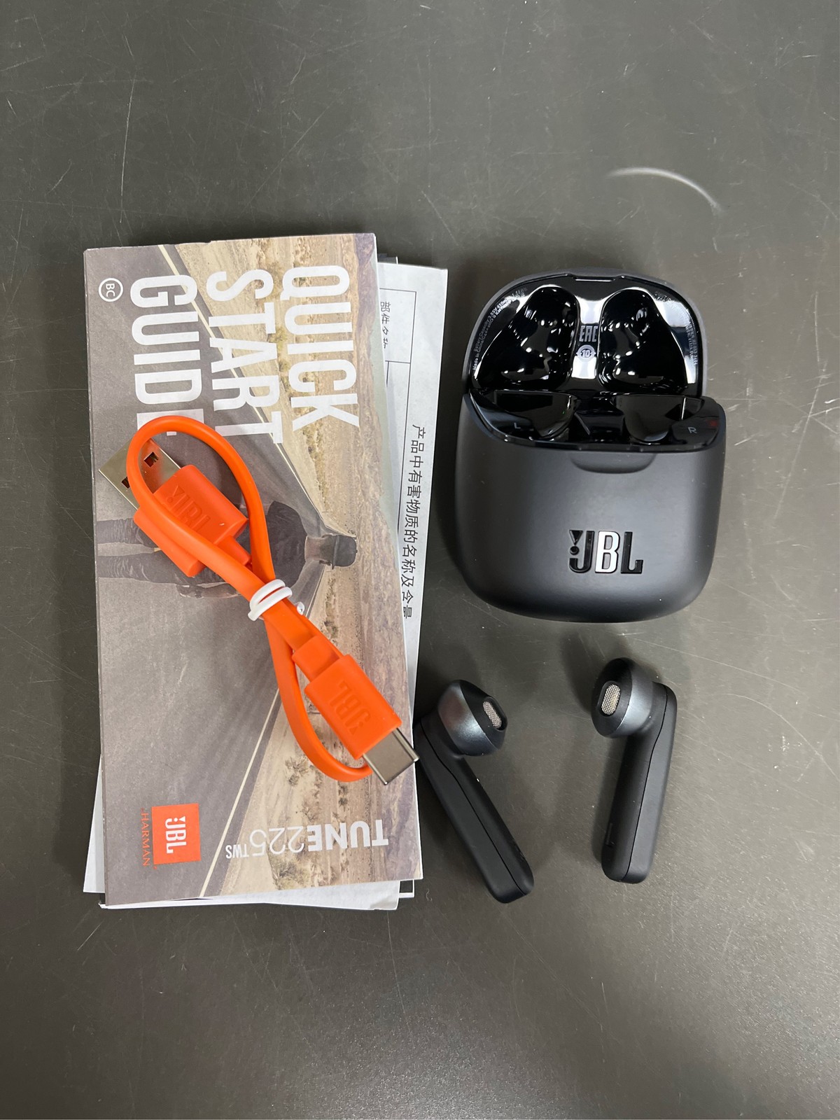 JBL Tune 225 TWS In-Ear Earphones – True wireless headphones Black