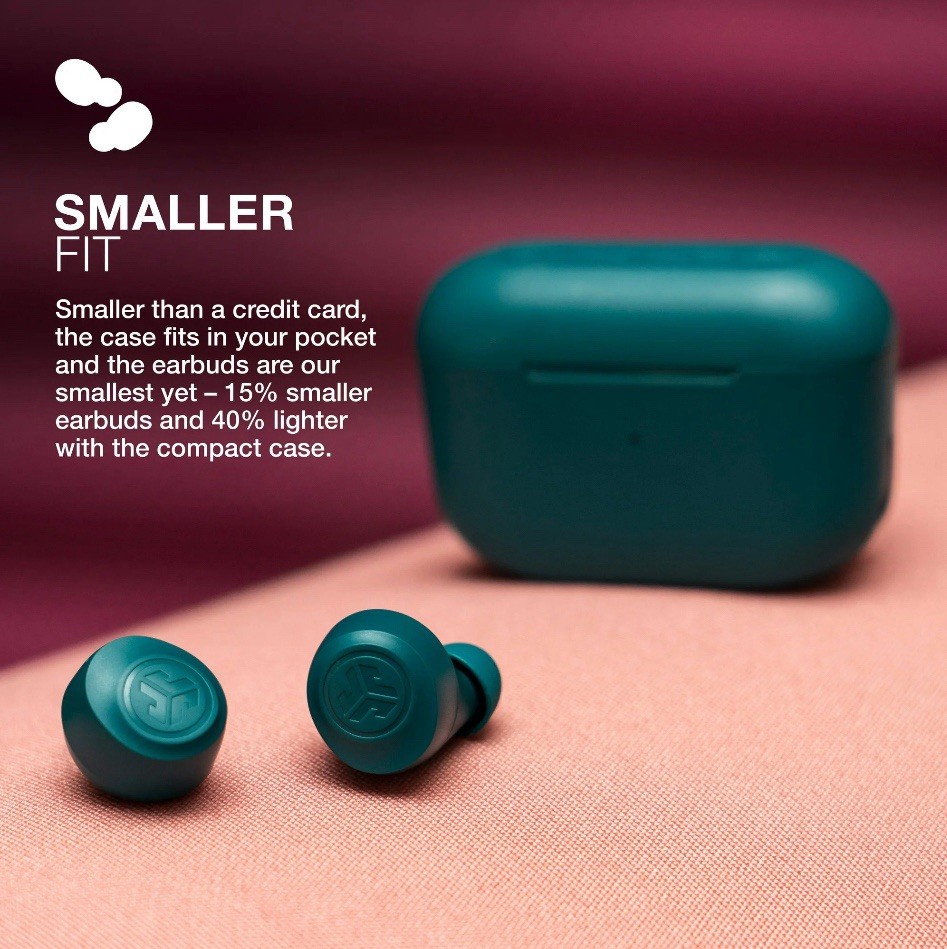 JLab – GO Air POP True Wireless In-Ear Headphones – Teal New Sealed