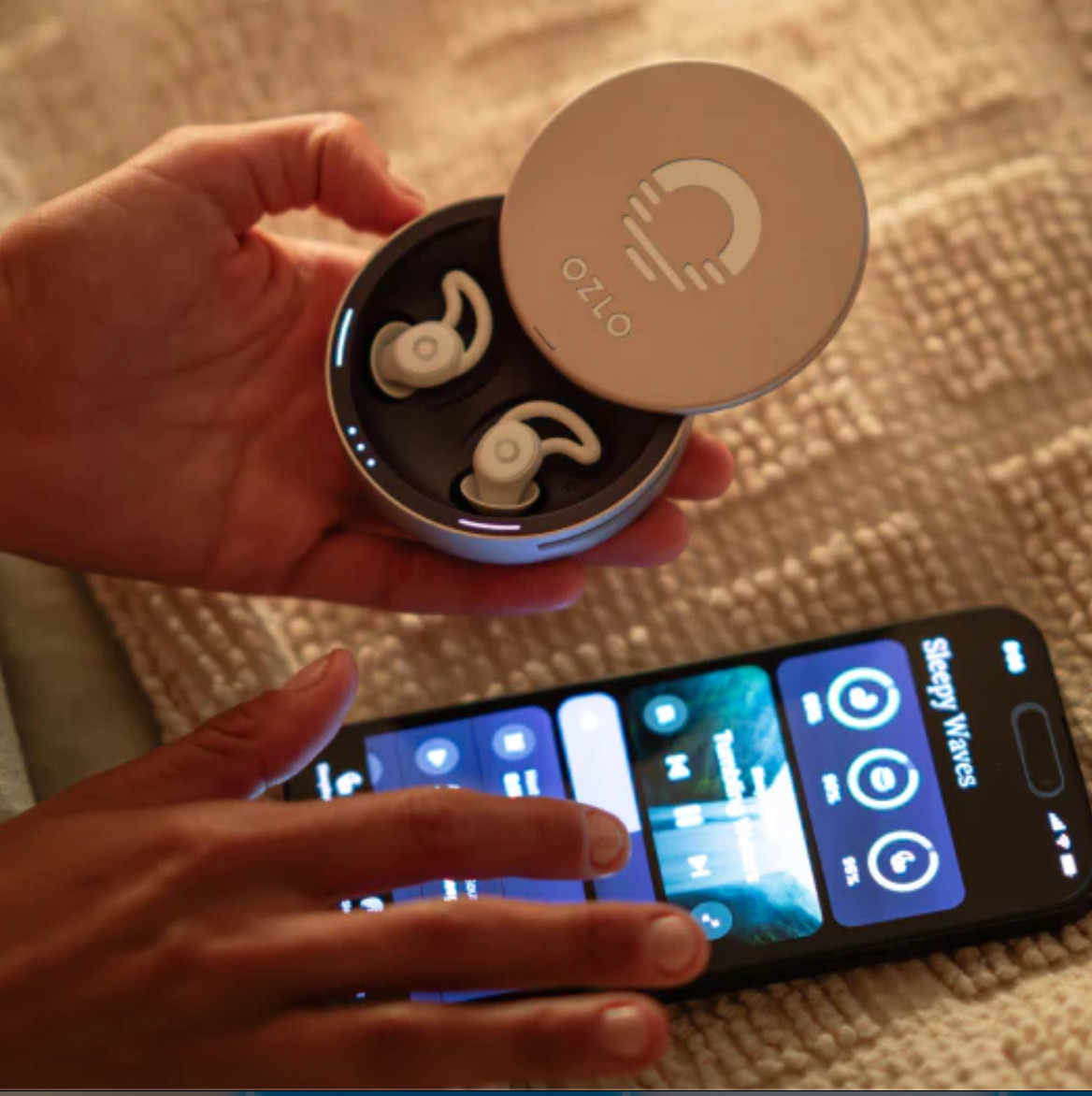 Ozlo Sleepbuds White Wireless Sleep Earbuds New