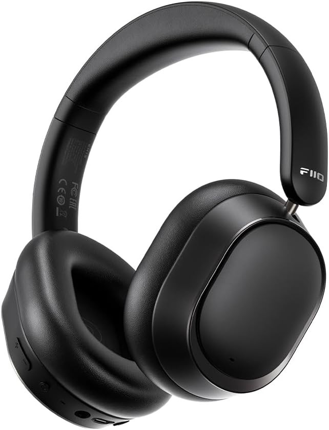 FiiO EH13 Wireless ANC Bluetooth Headphones, 42dB Hybrid ANC, (Black)