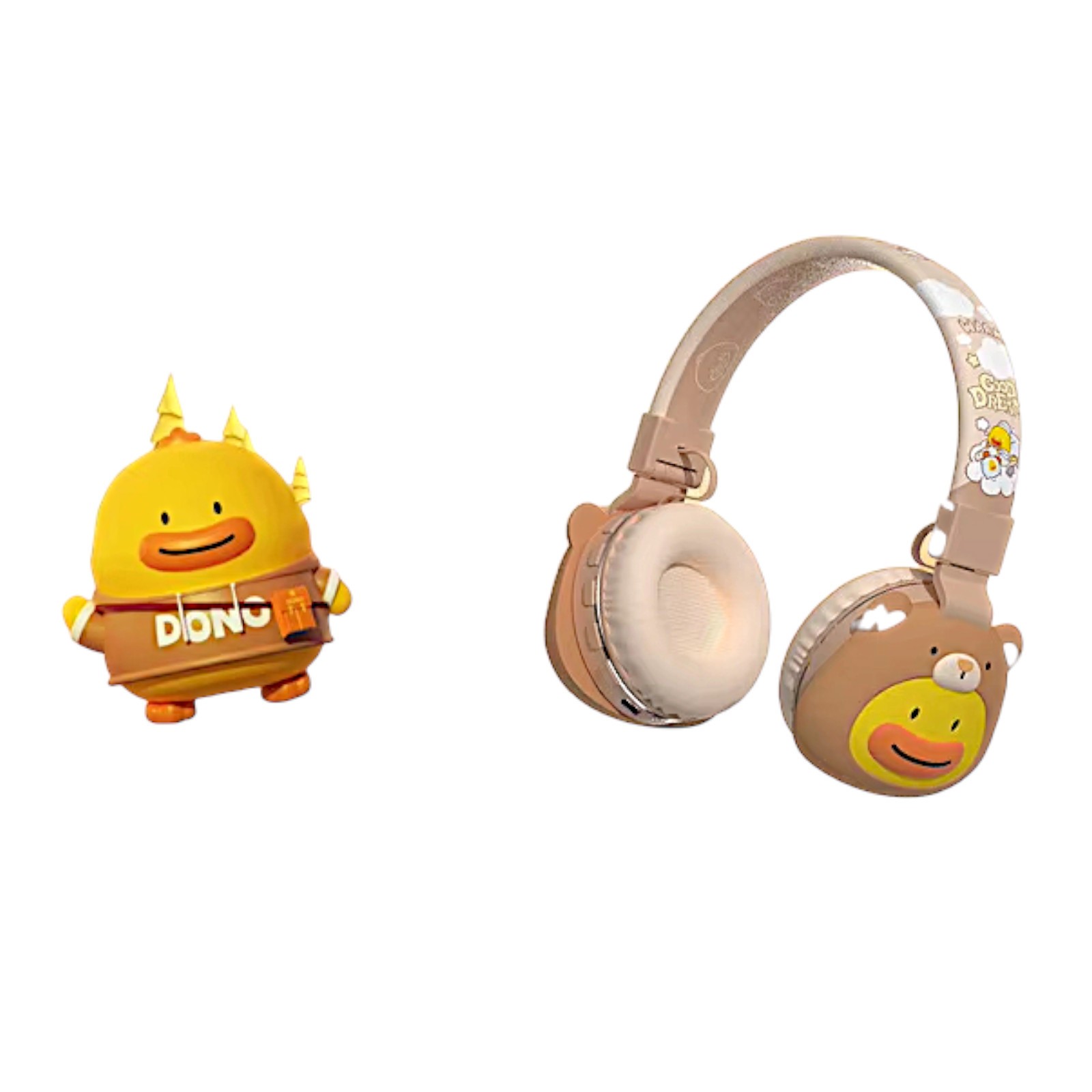 Candy Cat Bunny Cartoon Wireless/Wired Headphones Soft Pad Kids Headset Gift Box