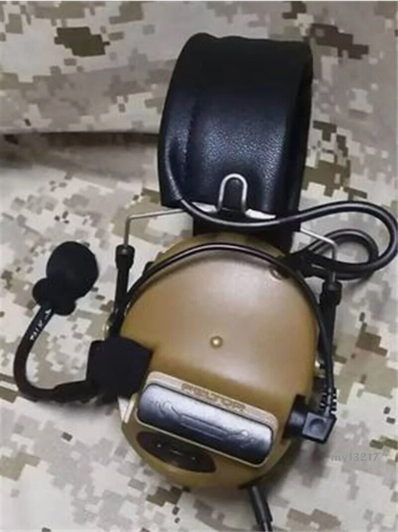 Tactical COMTAC C3 Adaptive Noise Canceling Headphone With Controller/Speaker