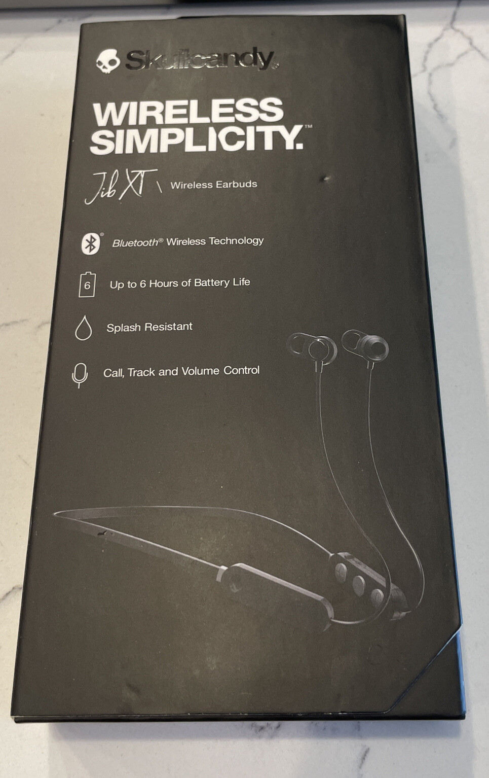 SKULLCANDY Jib XT Active Audiophile Wireless Sport Earbuds S2JPW NEW Fast Ship