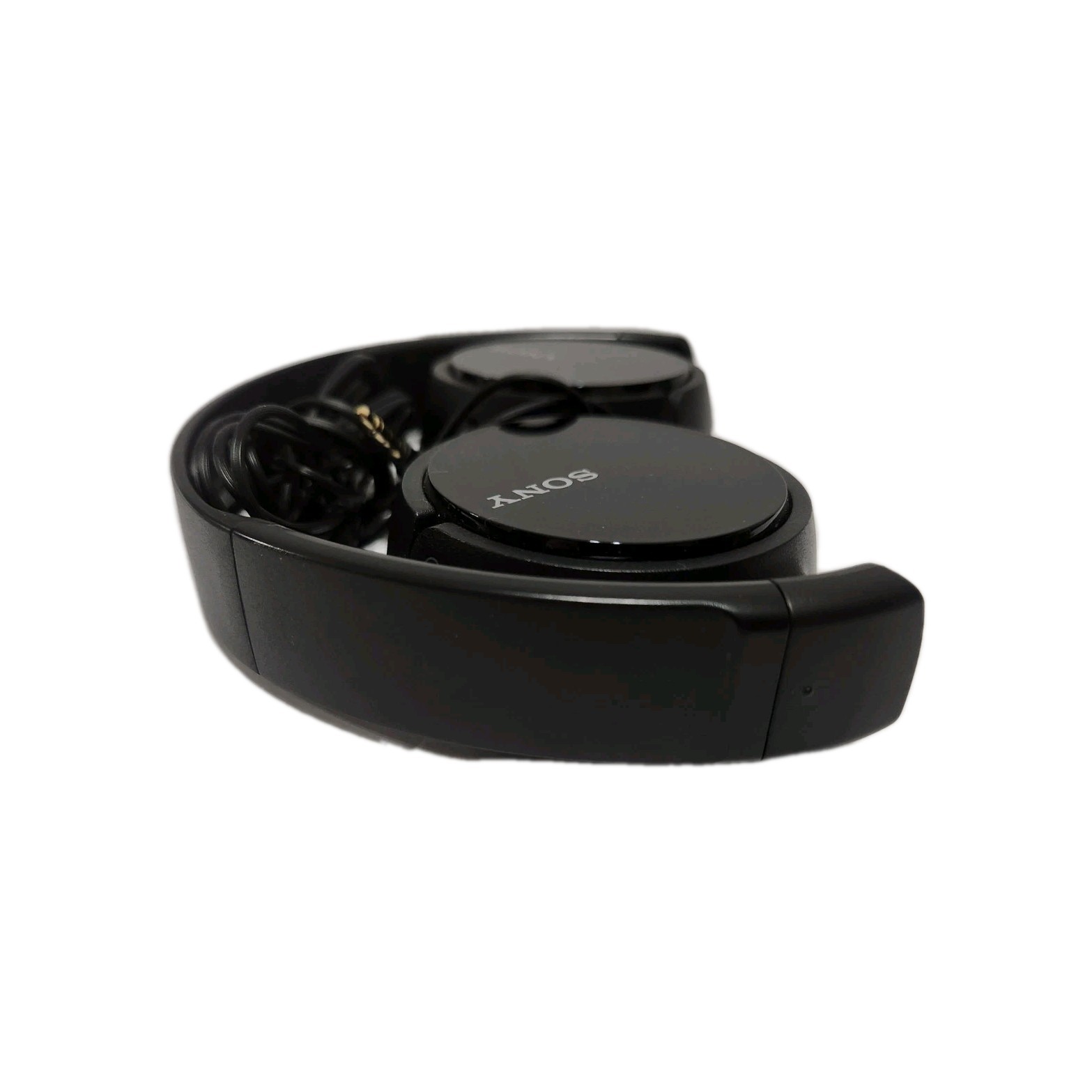 Black Sony MDR-ZX310AP Foldable Wired Headphones w/Mic 3.5mm Jack -Cord:Y/Plug:L