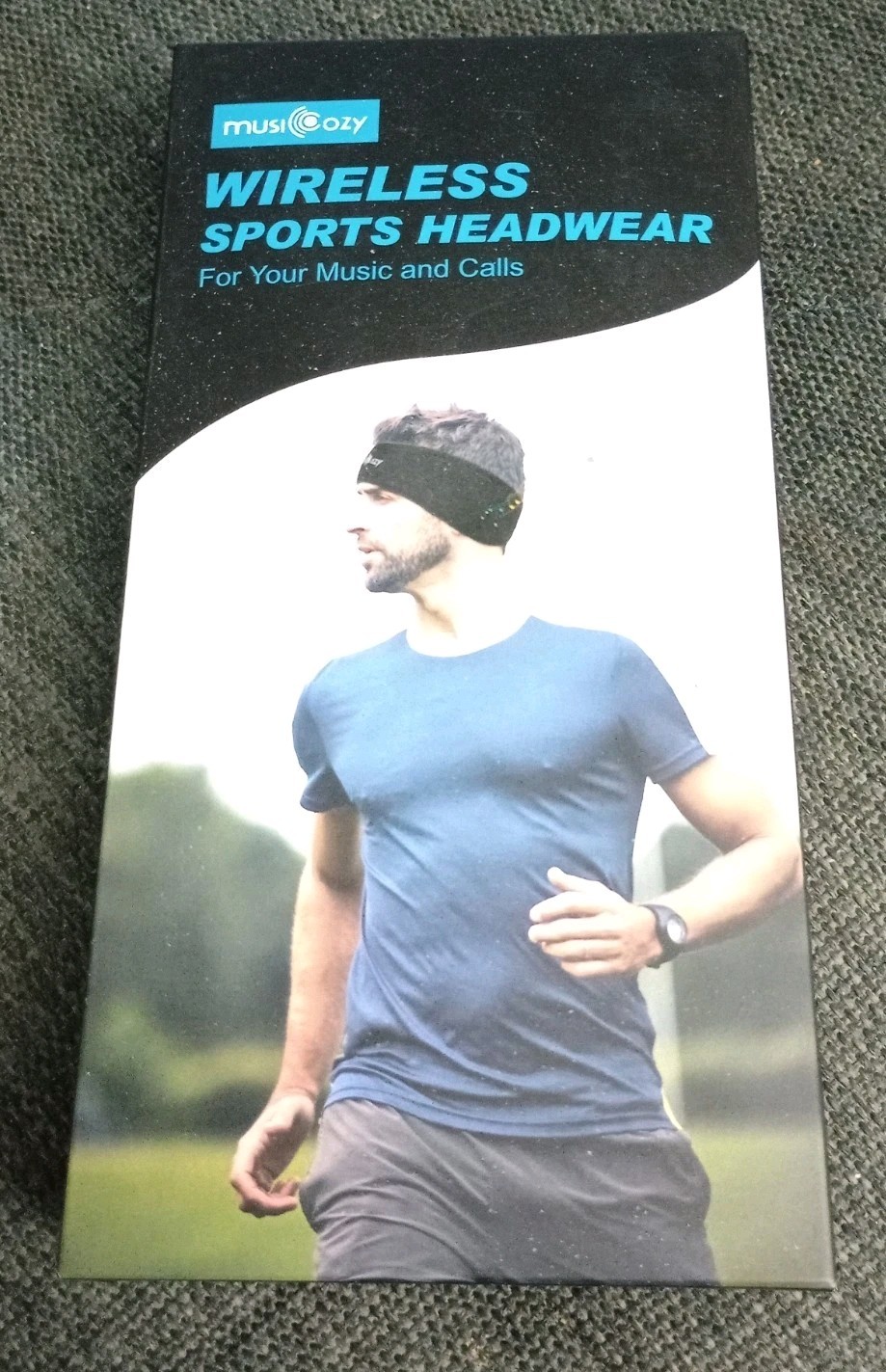 Musicozy Wireless Sports Headwear For Your Music And Calls, Leopard Print