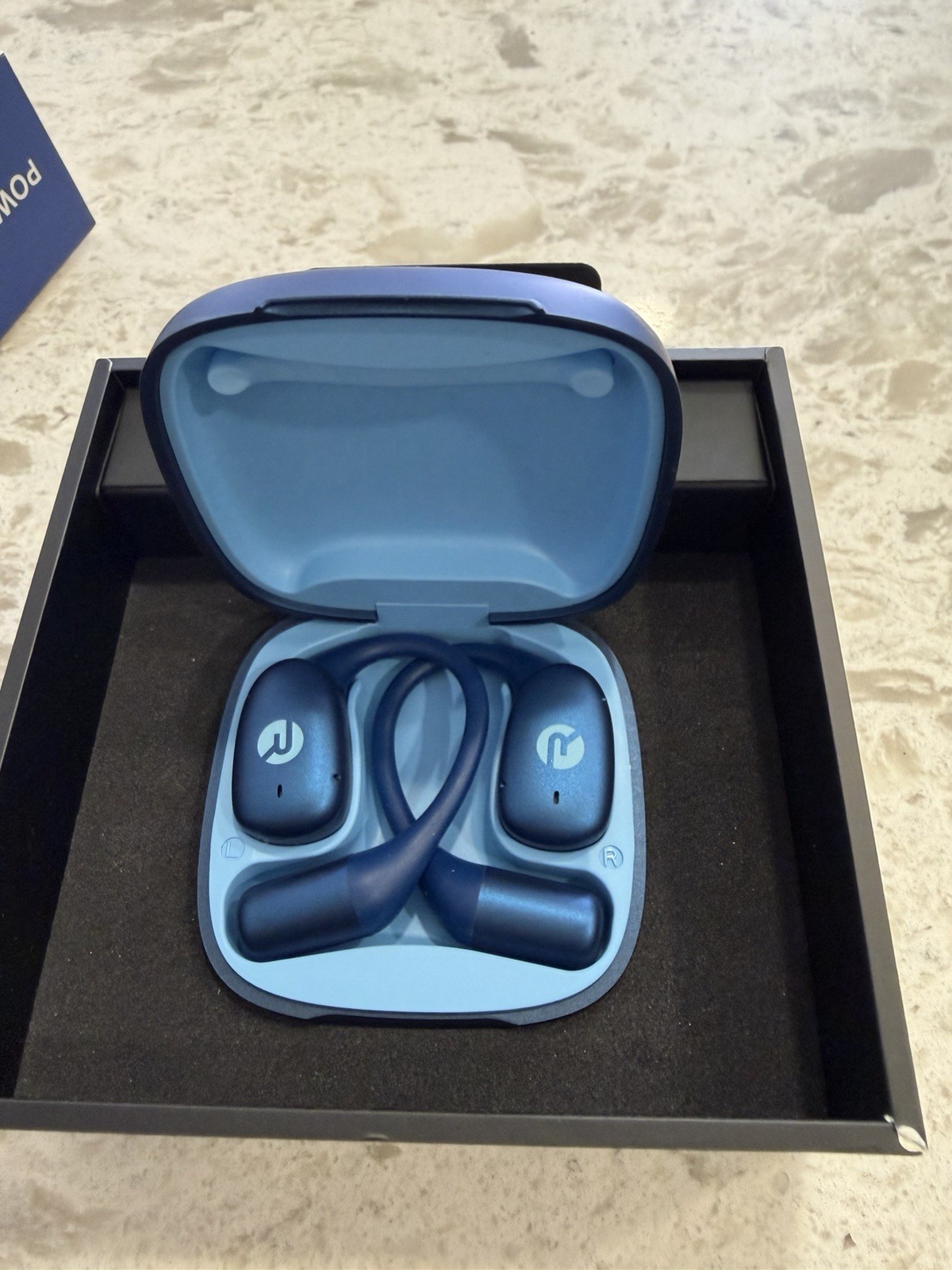 Black RAYCON Essential Open Earbuds True Wireless Bluetooth 36 Hr Battery