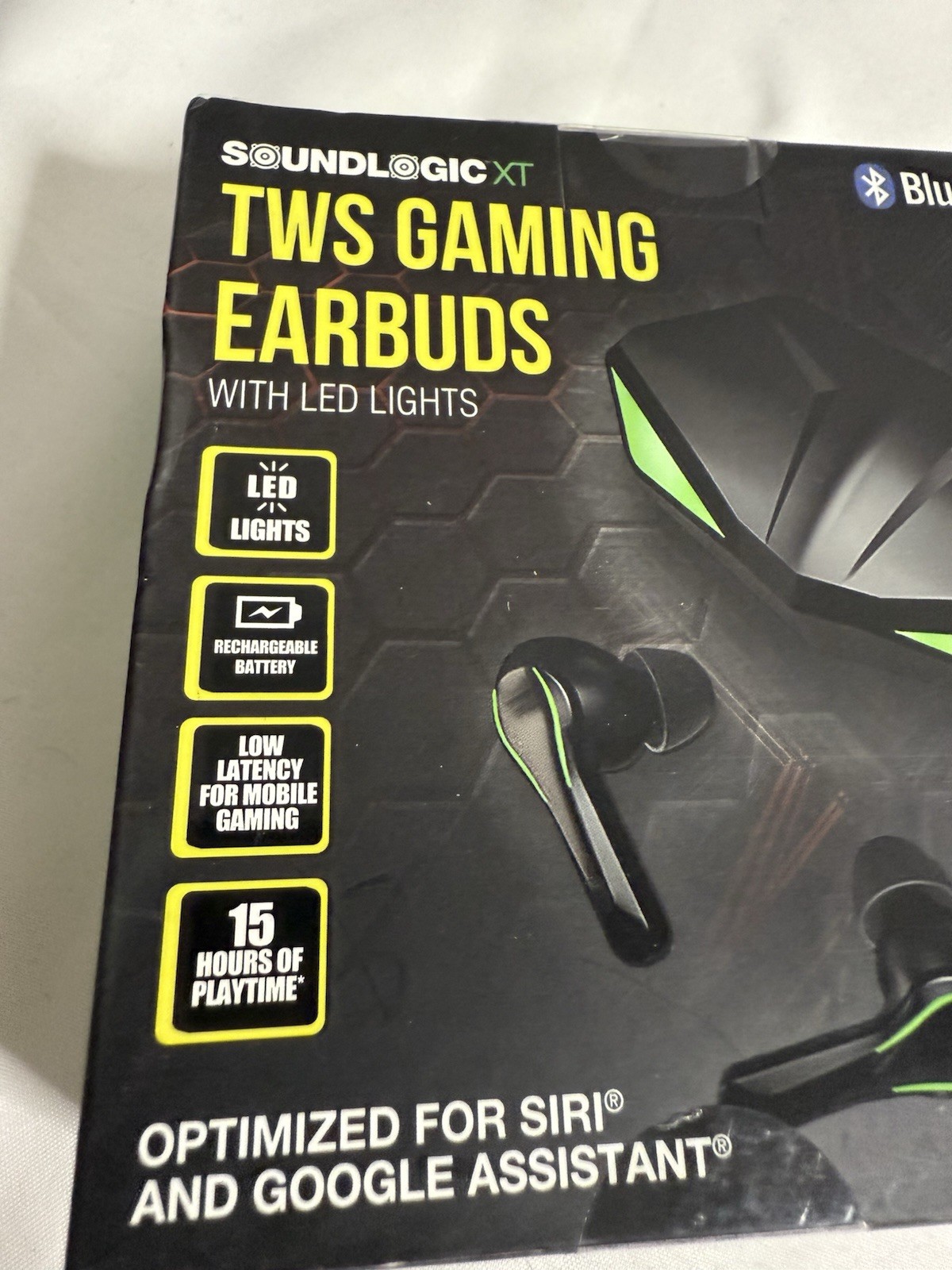 SoundLogic XT TWS Gaming Earbuds With LED Lights