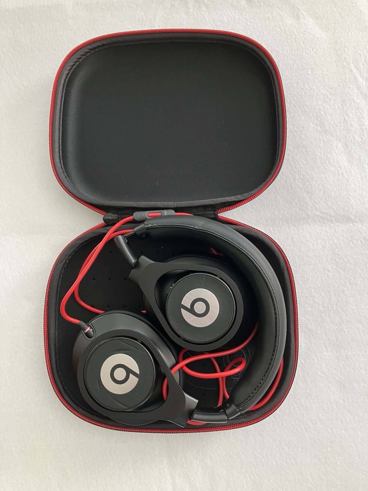 Beats Executive by Dr. Dre Black Red and Black Wired On-Ear Headphones