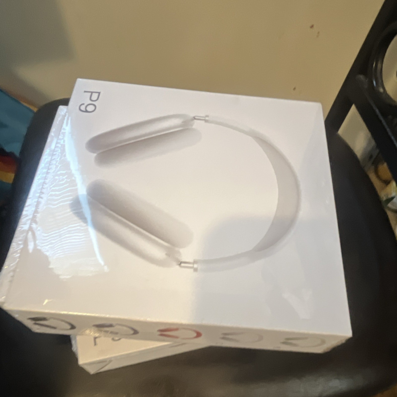 P9 Over-Ear Headband Headphones White Green Red Blue Black Double Ear-Cup