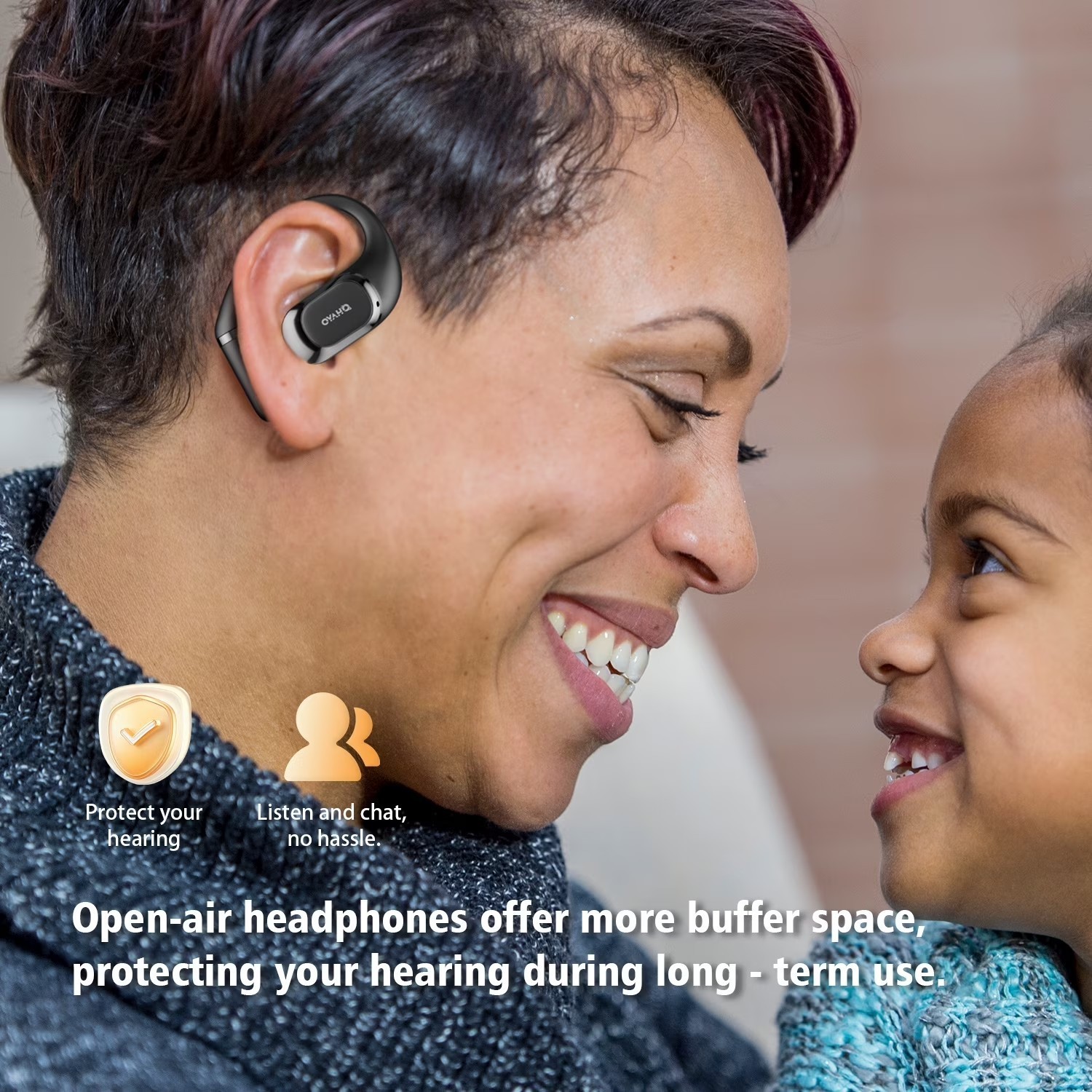 Wireless Earbud, Bluetooth 5.4, 40-Hour Battery Life, IPX6 Water Resistance