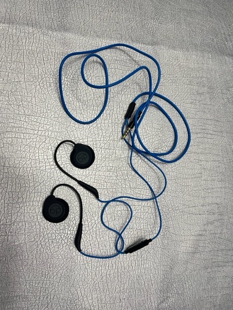 Bedphones Sleep Headphones by DubsLabs, Wired Blue Headphones & Protective Case