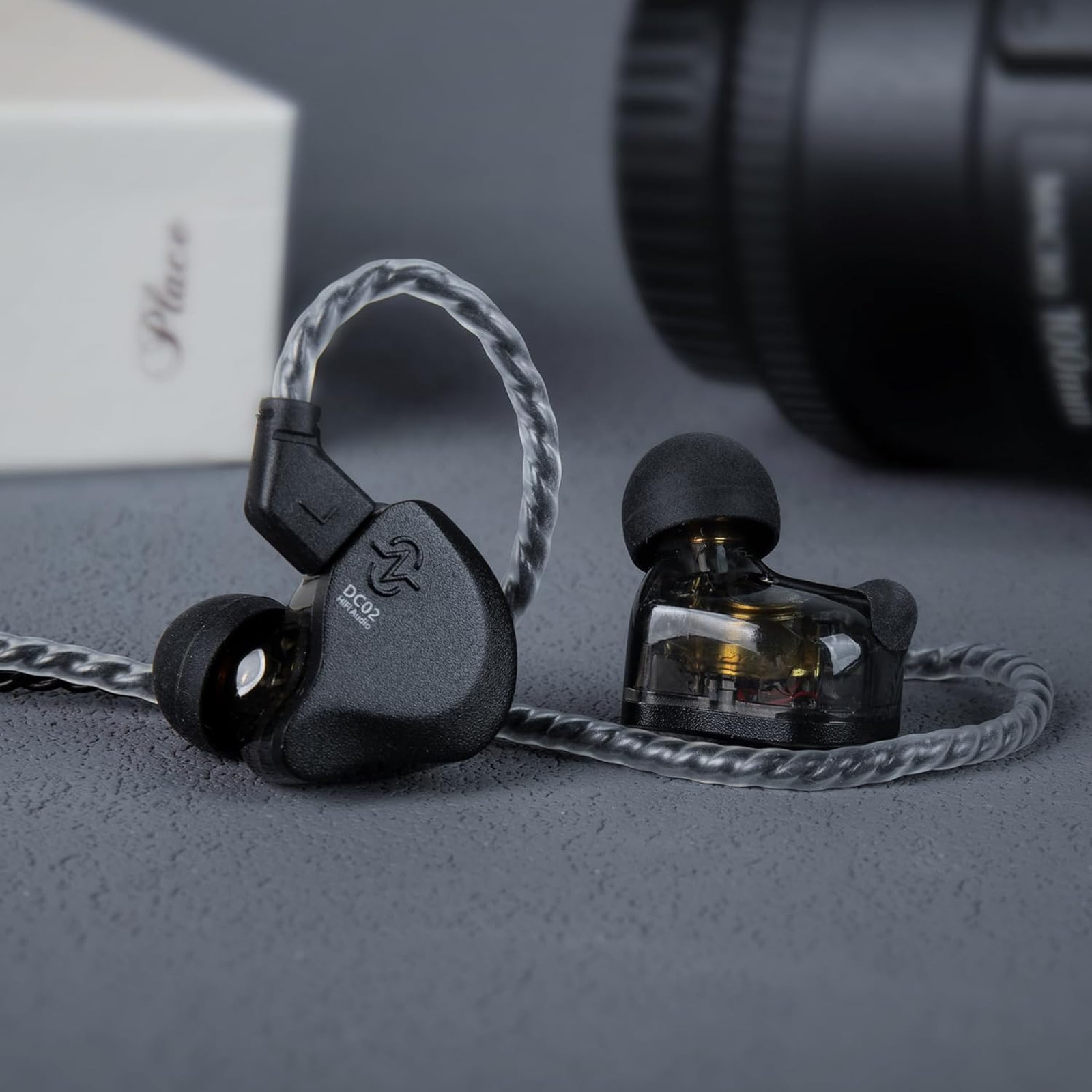 In Ear Monitor Headphones Dual Magnetic Circuit 10mm DD Wired Earbuds