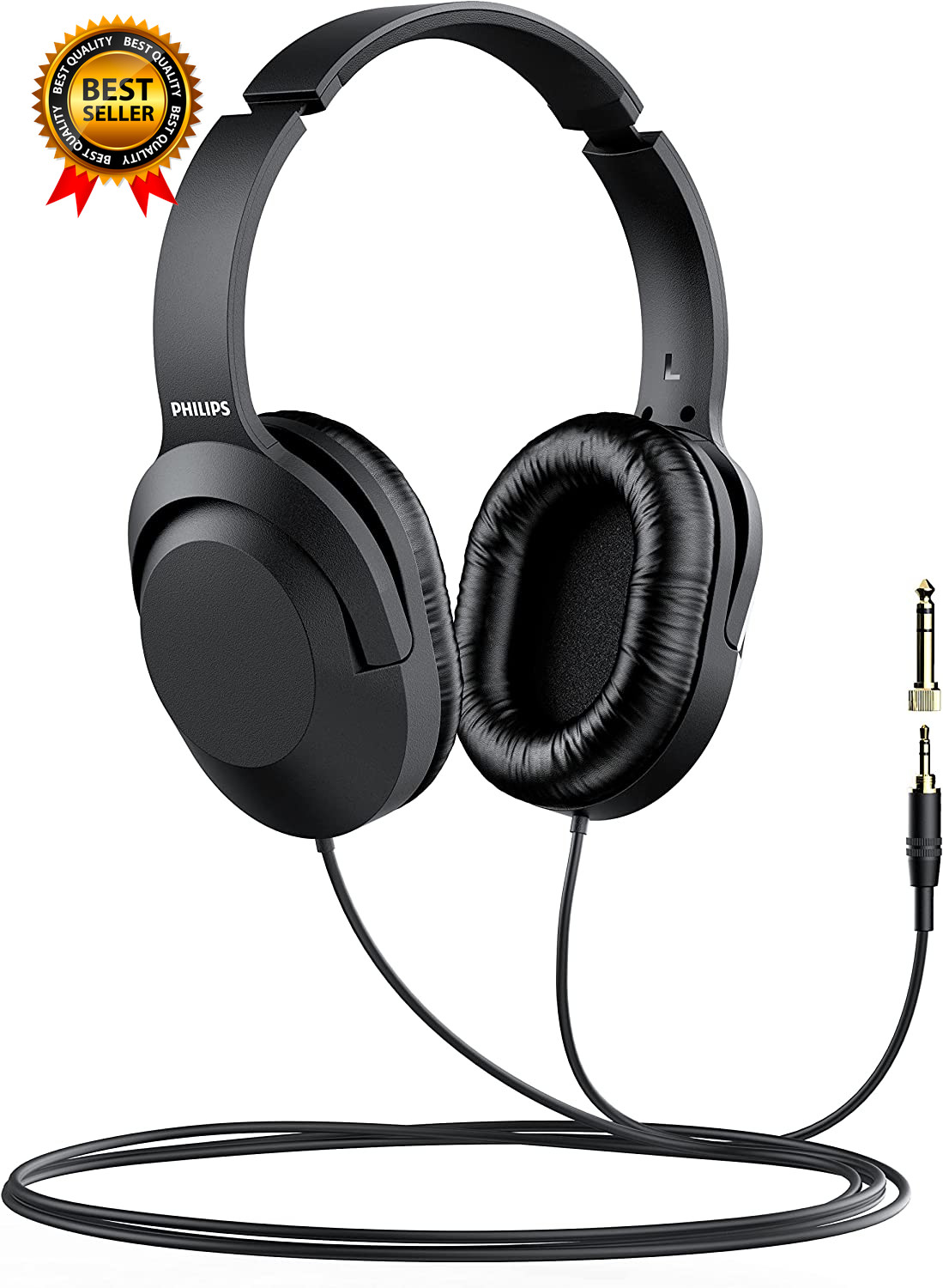 over Ear Wired Stereo Headphones for Podcasts, Studio Monitoring and Recording