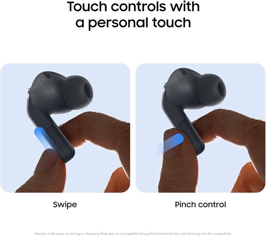 Lot of 2 Samsung Galaxy Buds 4 Pro SM-R640 Wireless Earbuds Black Brand New