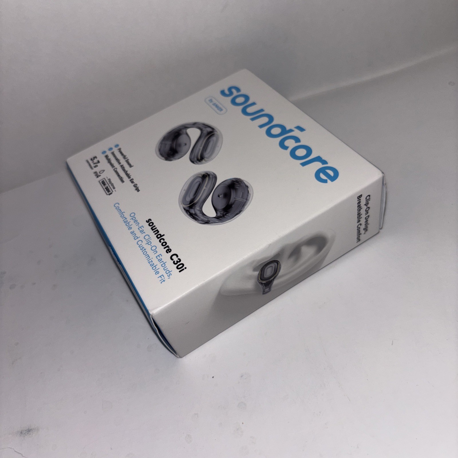 Soundcore C30i Open-Ear Clip-On Earbuds by Anker Fast Shipping! Sealed! New!