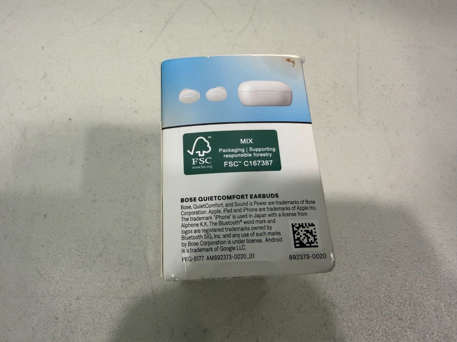 New Bose QuietComfort Wireless Noise Cancelling Earbuds White Smoke – SEALED