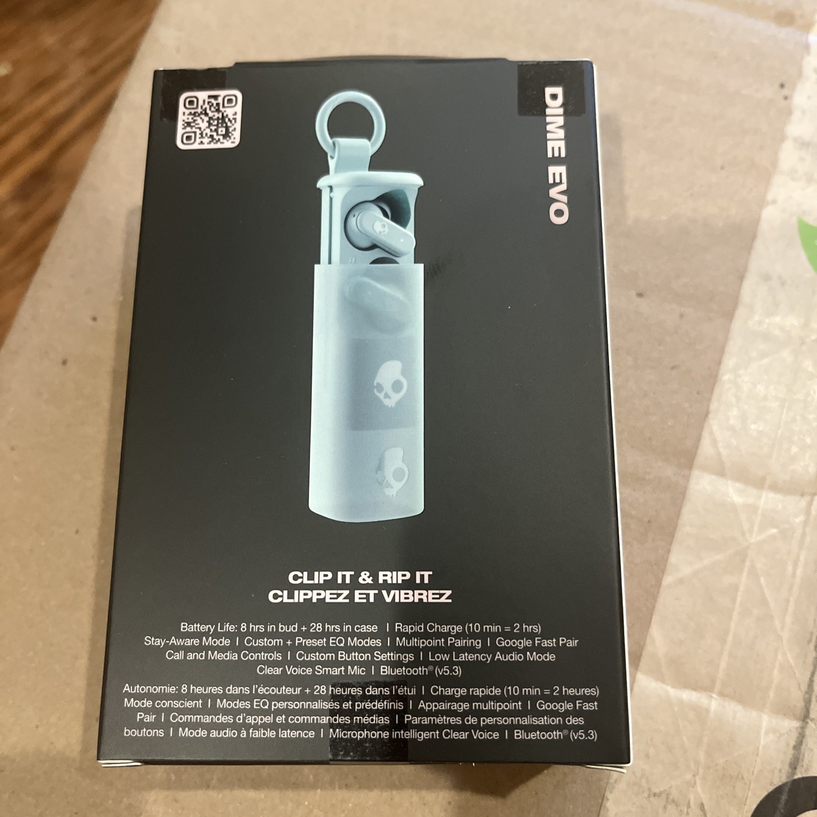 NEW Sealed Skullcandy Dime Evo Wireless Bluetooth Noise Isolating Earbuds Sage