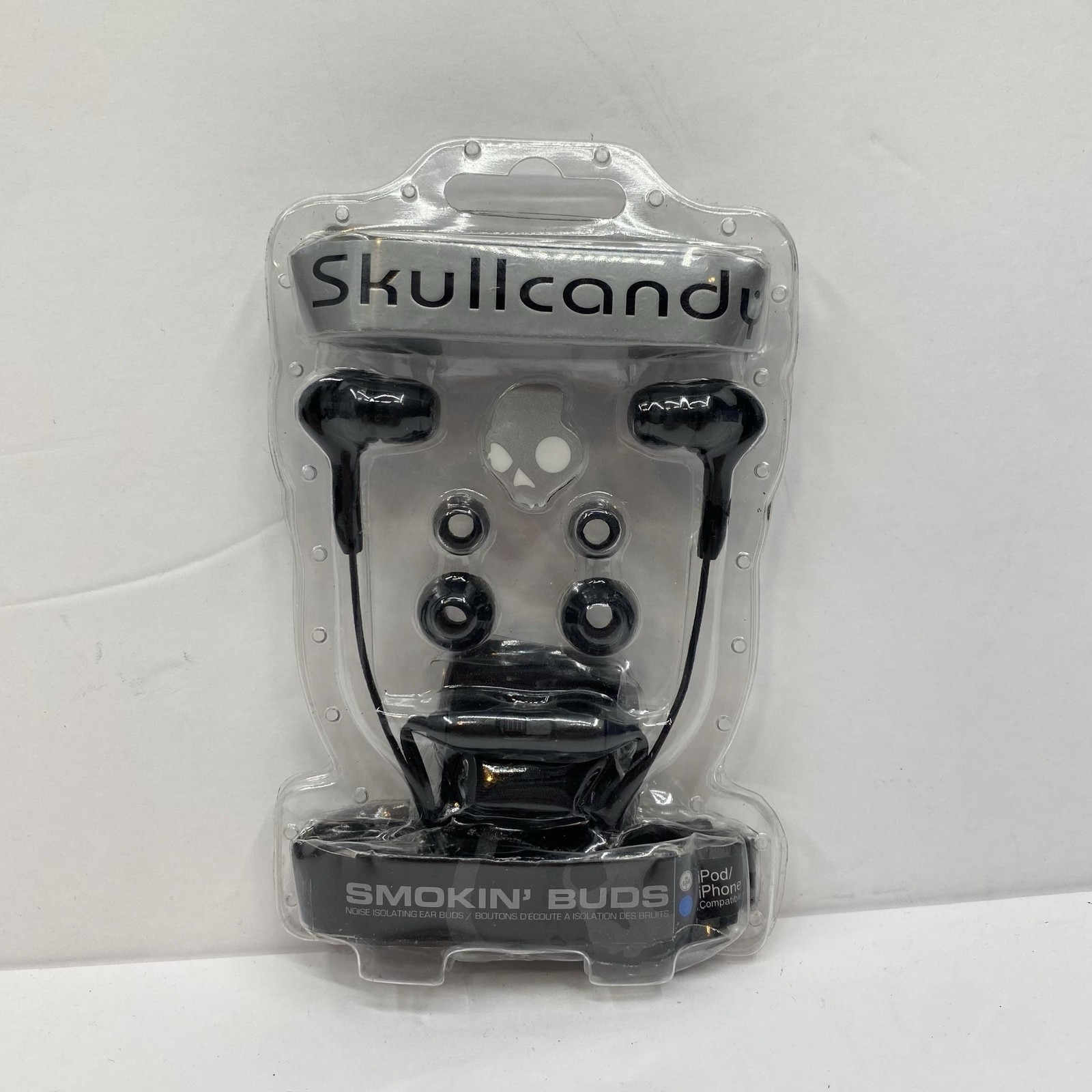 Skullcandy Smokin’ Buds In-Ear Wired Earbuds – Noise-Isolating New Black