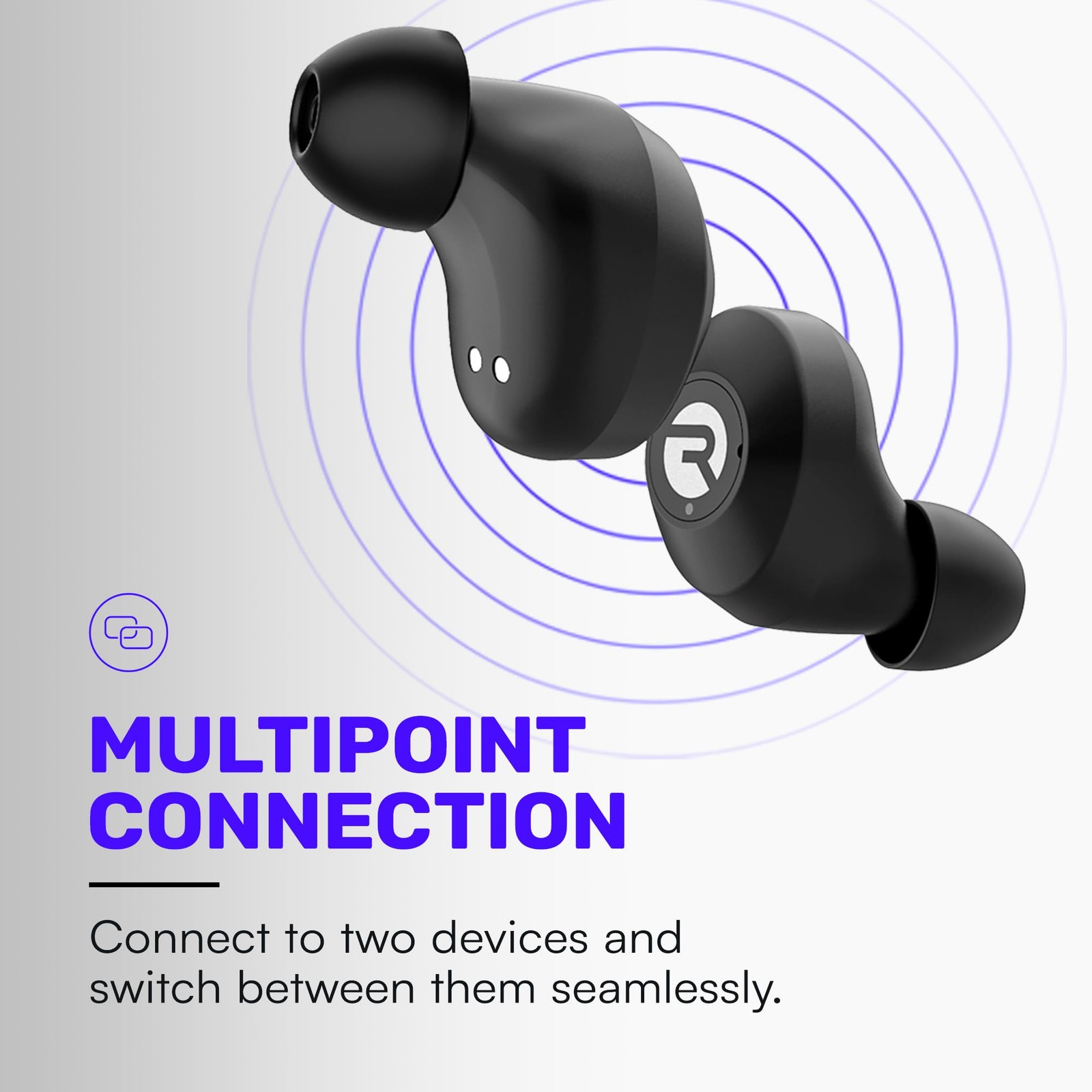 Everyday Bluetooth Wireless Earbuds with Microphone – Active Noise Cancelling…