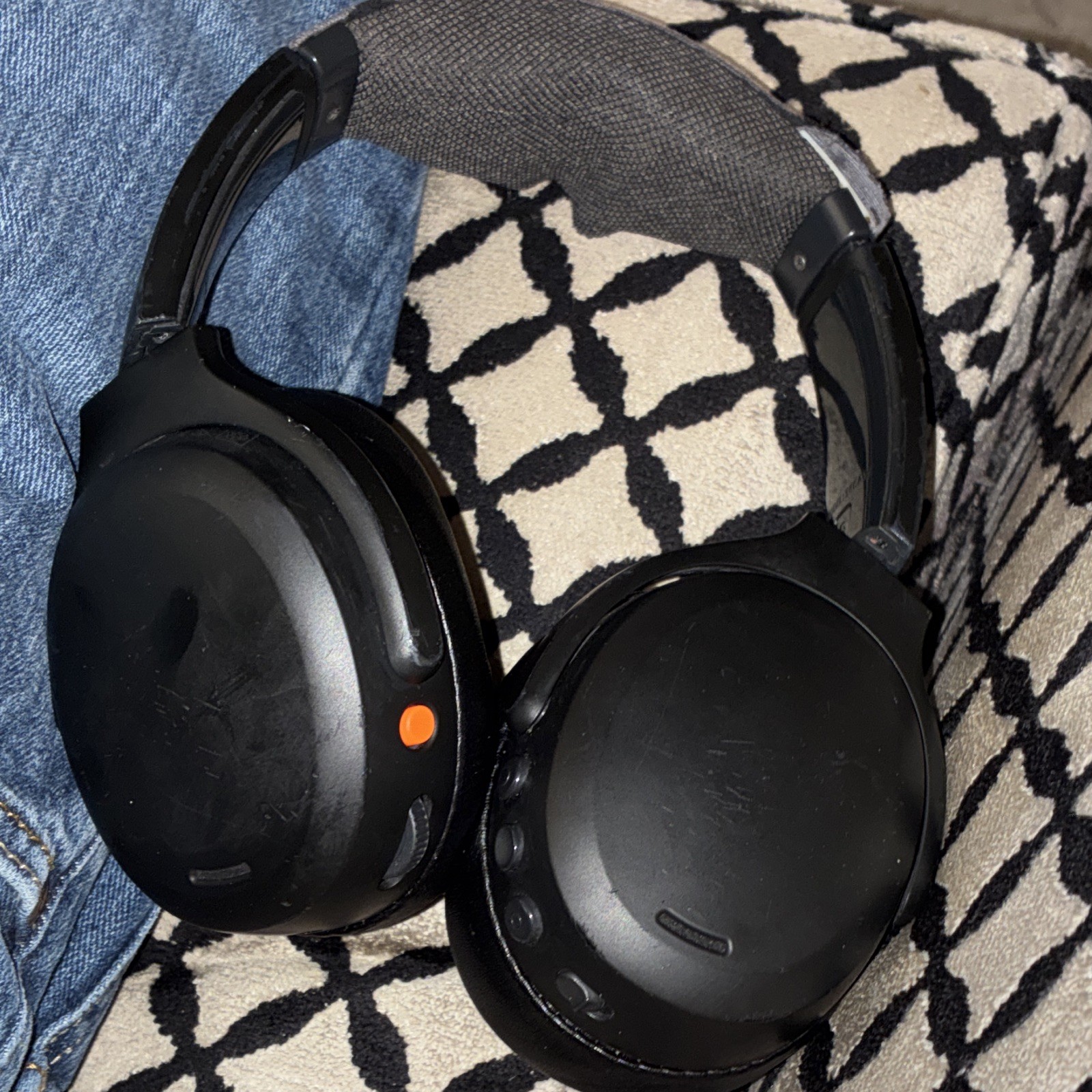 Skullcandy Crusher ANC 2 Bluetooth Over-Ear Headband Headphones, Black Used