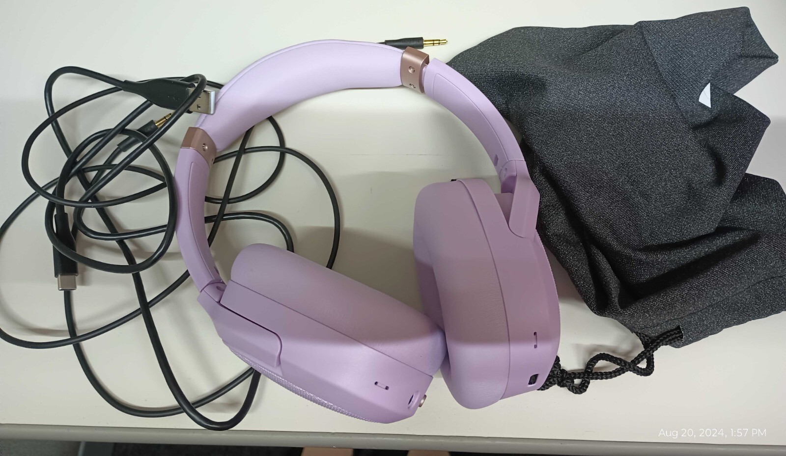 Active Noise Canceling Bluetooth Headphones Over-Ear Wireless Headsets with Mic