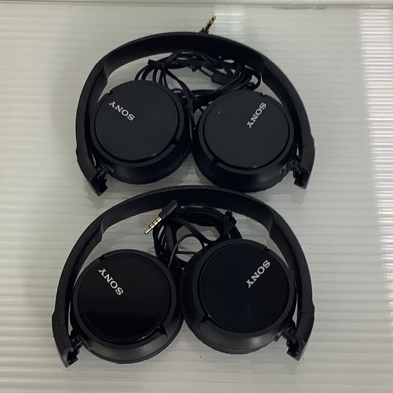 Sony MDR-ZX310AP Series Wired On Ear Headphones w/Mic (2 Pack) (Quantity of 2)
