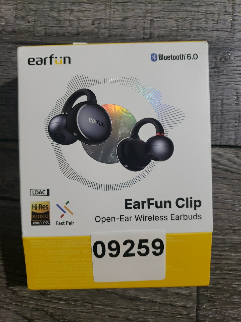 EarFun Clip Open Ear Earbuds, Wireless Clip On Headphones