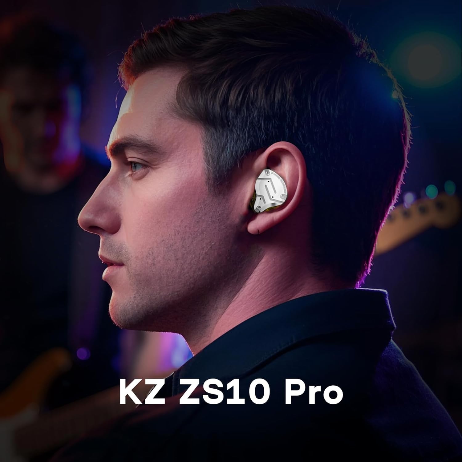 KZ ZS10 Pro High-Performance Hybrid Earphones with Detachable Cable, Black