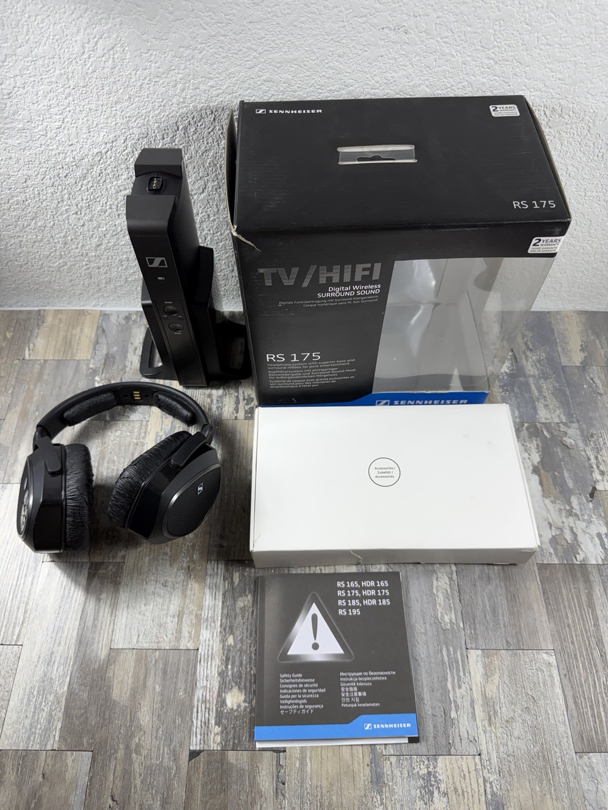 Sennheiser RS 175 RF Wireless Headphone System – Black